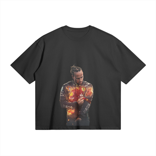 Lewis Ferrari Tee- Lewis Hamilton Ferrari F1 Inspired Streetwear T-Shirt